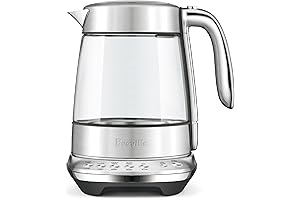 Breville Variable-Temperature Tea & Coffee Kettle: Smart Crystal Luxe™ Electric Kettle