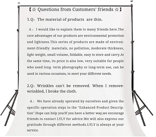 Vista 4 de Fondo de fotografía de 5 x 7 pies, tela no tejida, color sólido, pantalla blanca, telón de fondo para fotografía, accesorios de estudio