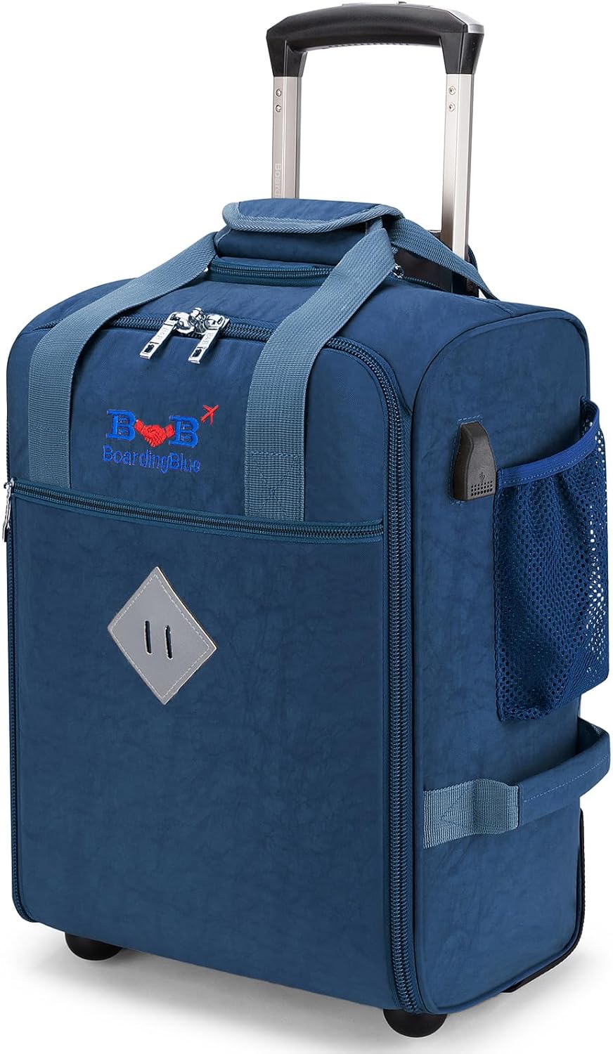 For JetBlue Airlines 17x13x8 Inches Rolling Personal Item Underseat Rolling Travel Bag - Suitable for Major Airlines including Spirit, Jetblue and Frontier- Duffel Bag Design