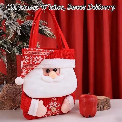 Miniatura 3 de Bolsa de regalo para decoración de árbol de Navidad, Papá Noel, dulces de fiesta de Navidad y caja de regalo, chimenea y decoración del hogar