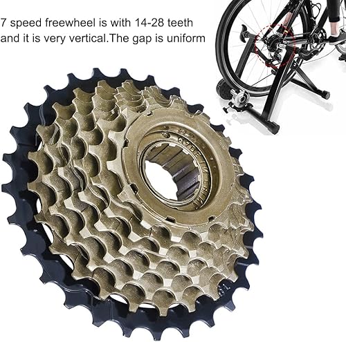 Miniatura 3 de Tookie Rueda libre de bicicleta de 7 velocidades, piñón de acero inoxidable resistente al desgaste de la bicicleta, rueda libre para bicicletas de