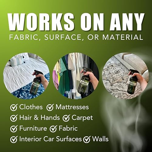 Miniatura 2 de Chronic Wipeout Spray eliminador de olores especialmente diseñado para olores de humo. Seguro e increíblemente eficaz con tecnología OAM. Dos