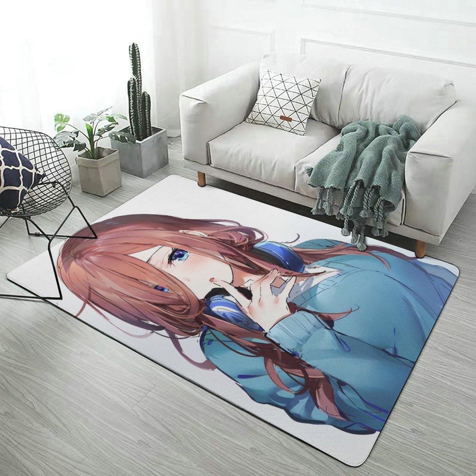 Amazon｜五等分の花嫁 中野 三玖 カーペット アニメ ラグ ラグマット 
