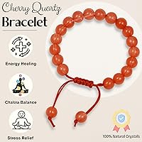 Vista 724 de Amazing Gemstone Yaxaite Bracelet for Women Men's Gifts - Protection Healing Crystal Bracelet - 8mm Gemstone Beaded Adjustable Bracelet Pulseras