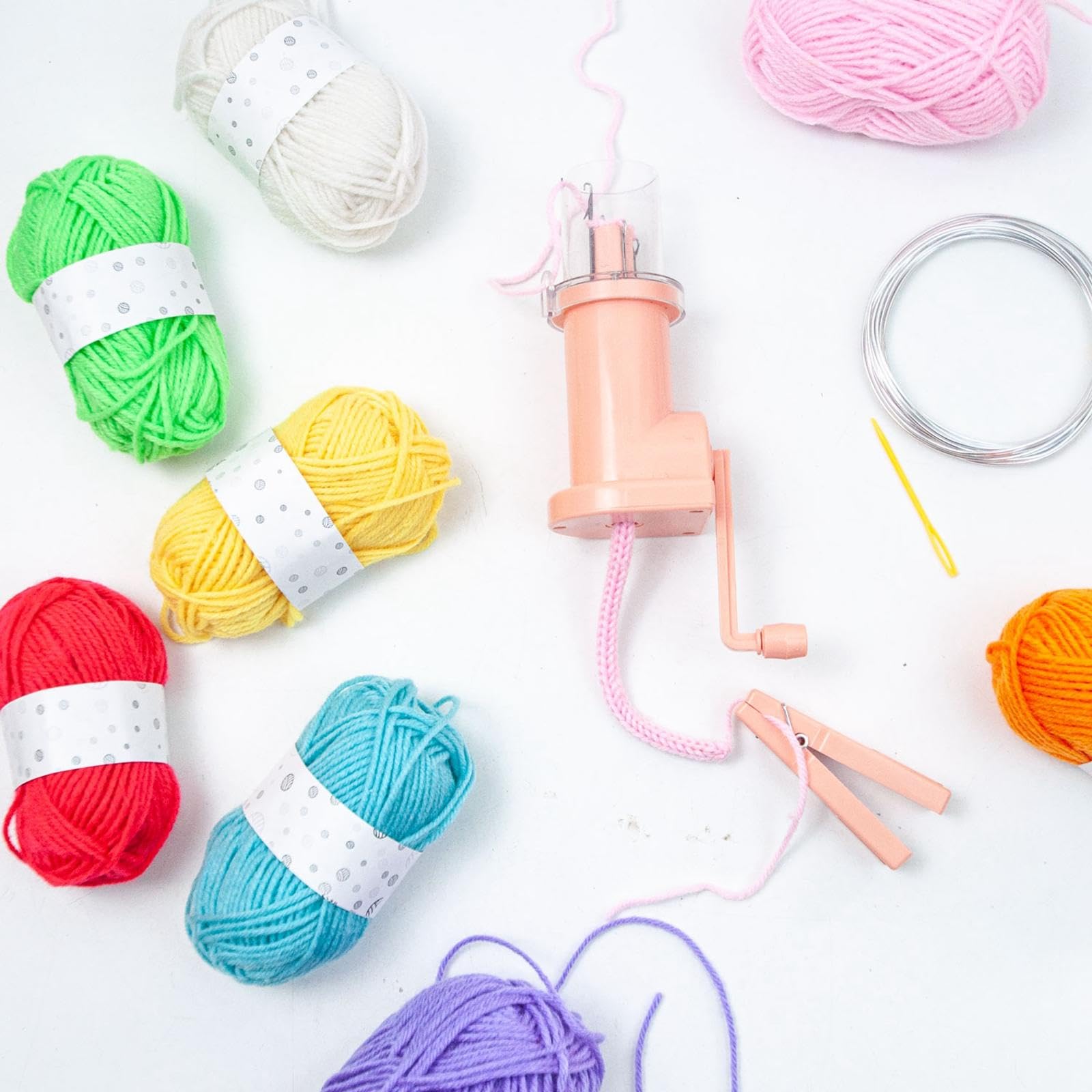 Macchina Per Maglieria A Mano Fai-da-te – Bobina Per Bracciali E Sciarpe, In ABS E Acciaio, Portatile E Facile Per Principianti