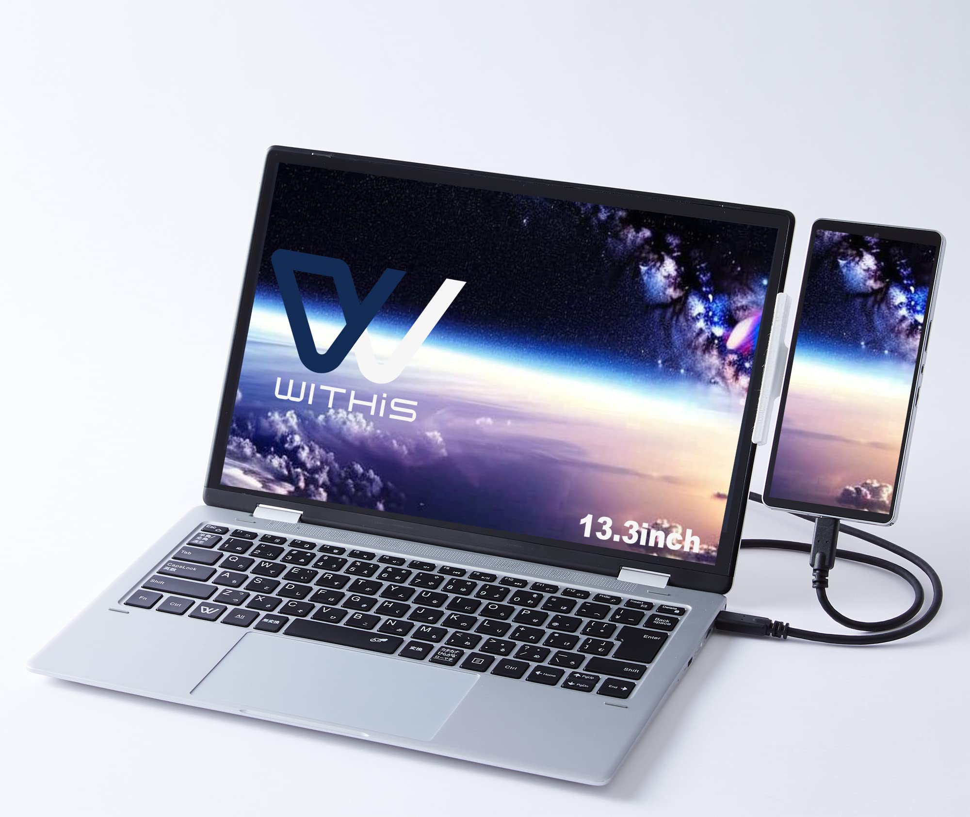 Amazon.co.jp: WITHiS(ウィジーズ）モバイルモニター 13.3inch 
