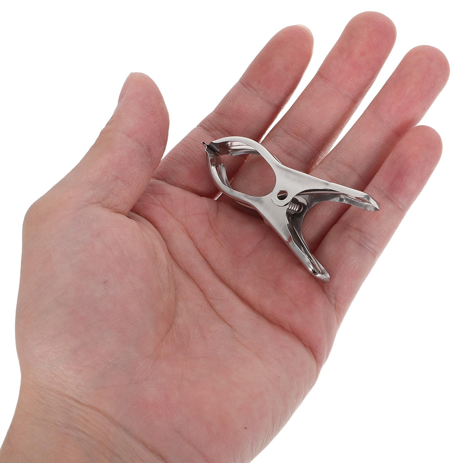 Targhette Numerate con Clip in Acciaio Inossidabile 20 Pezzi Rotonde