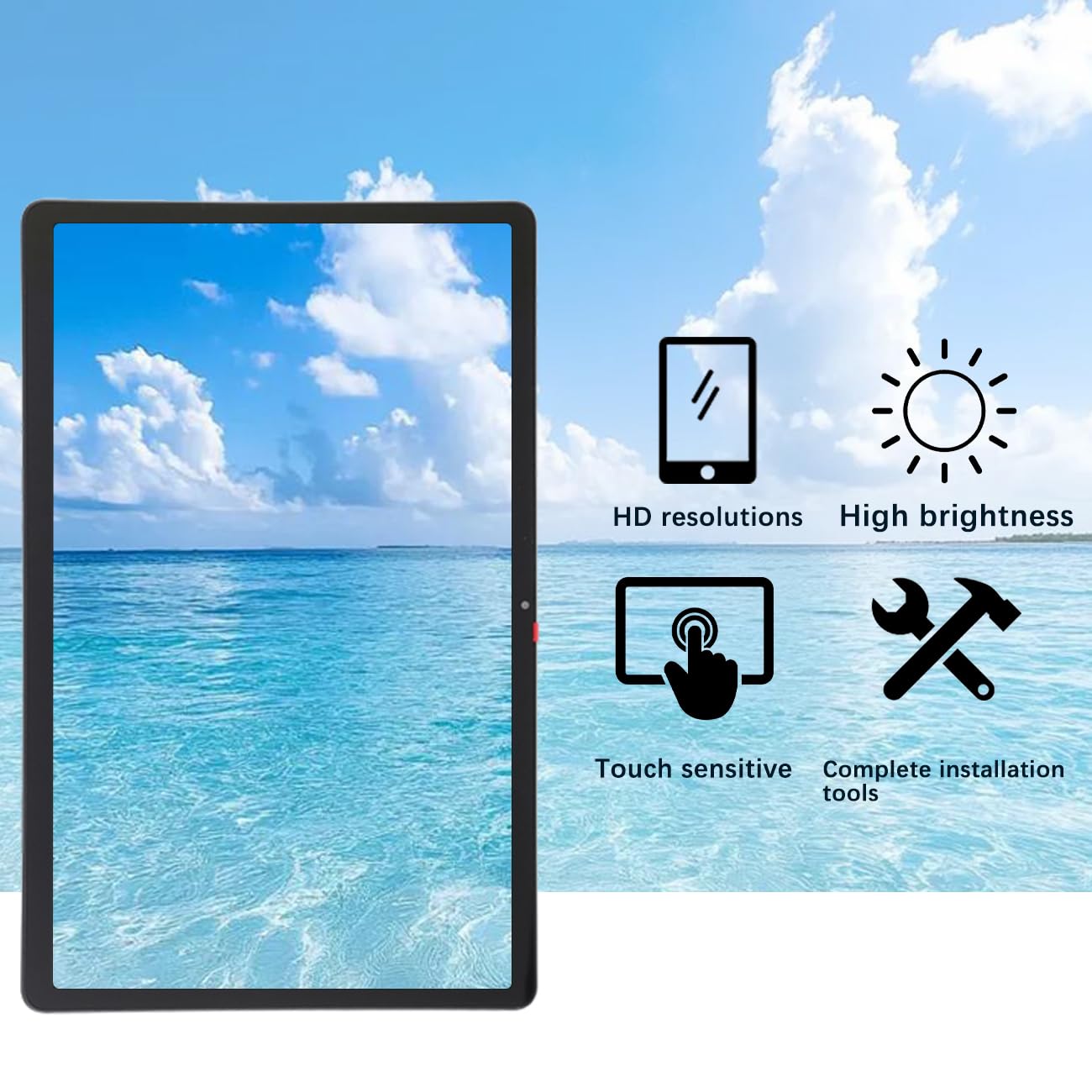 Écran LCD de rechange pour Lenovo Tab P11 Plus ZA940124SE