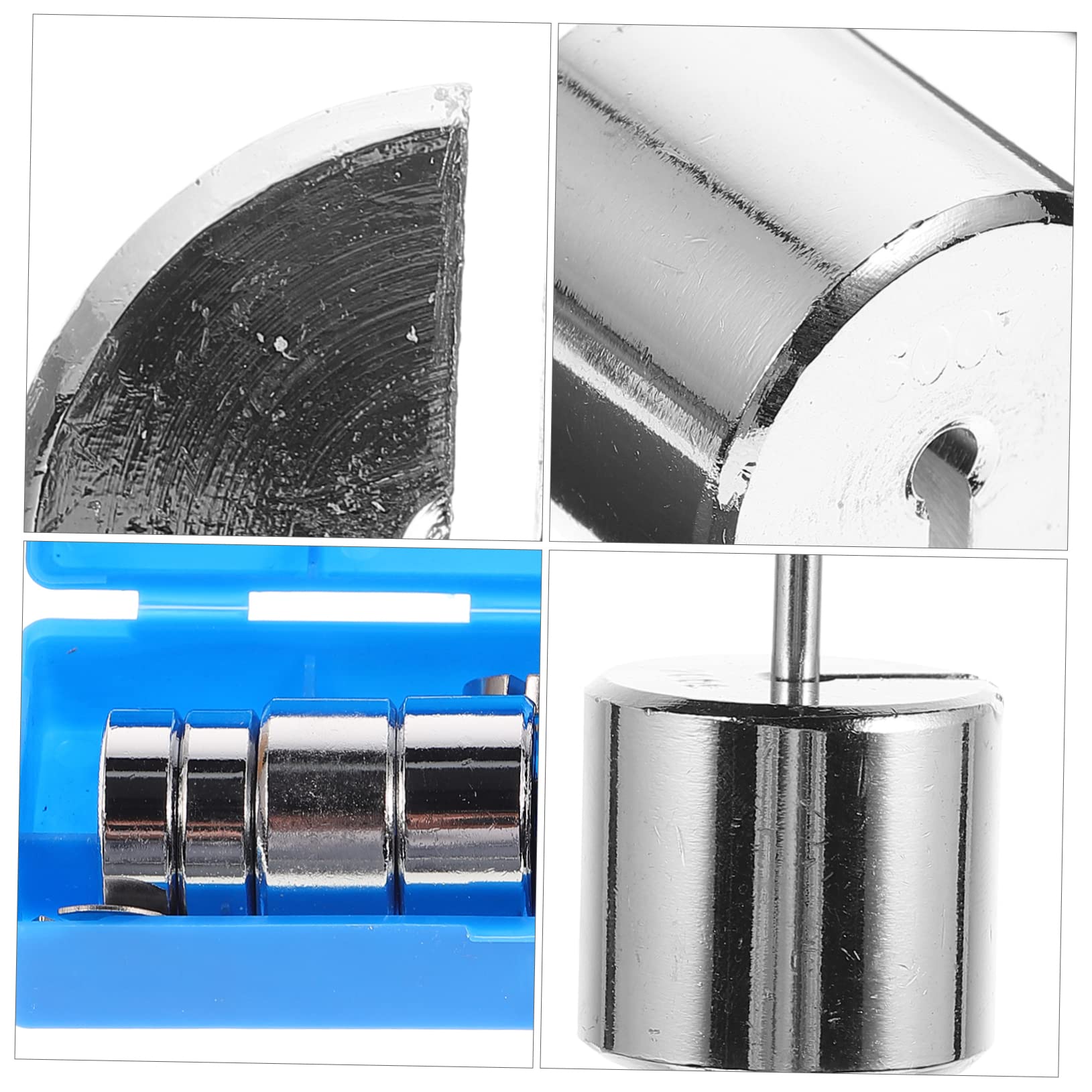 FUNOMOCYA Lab Slotted Mass Set Steel Calibration Weights Hanger Box for Classroom Use