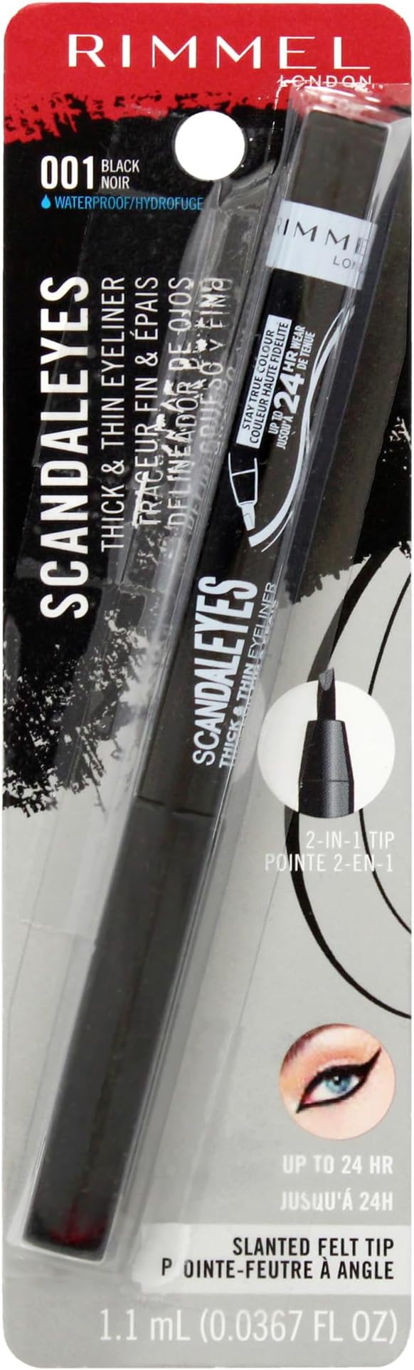 Rimmel Scandal'Eyes Thick and Thin Eye Liner Black