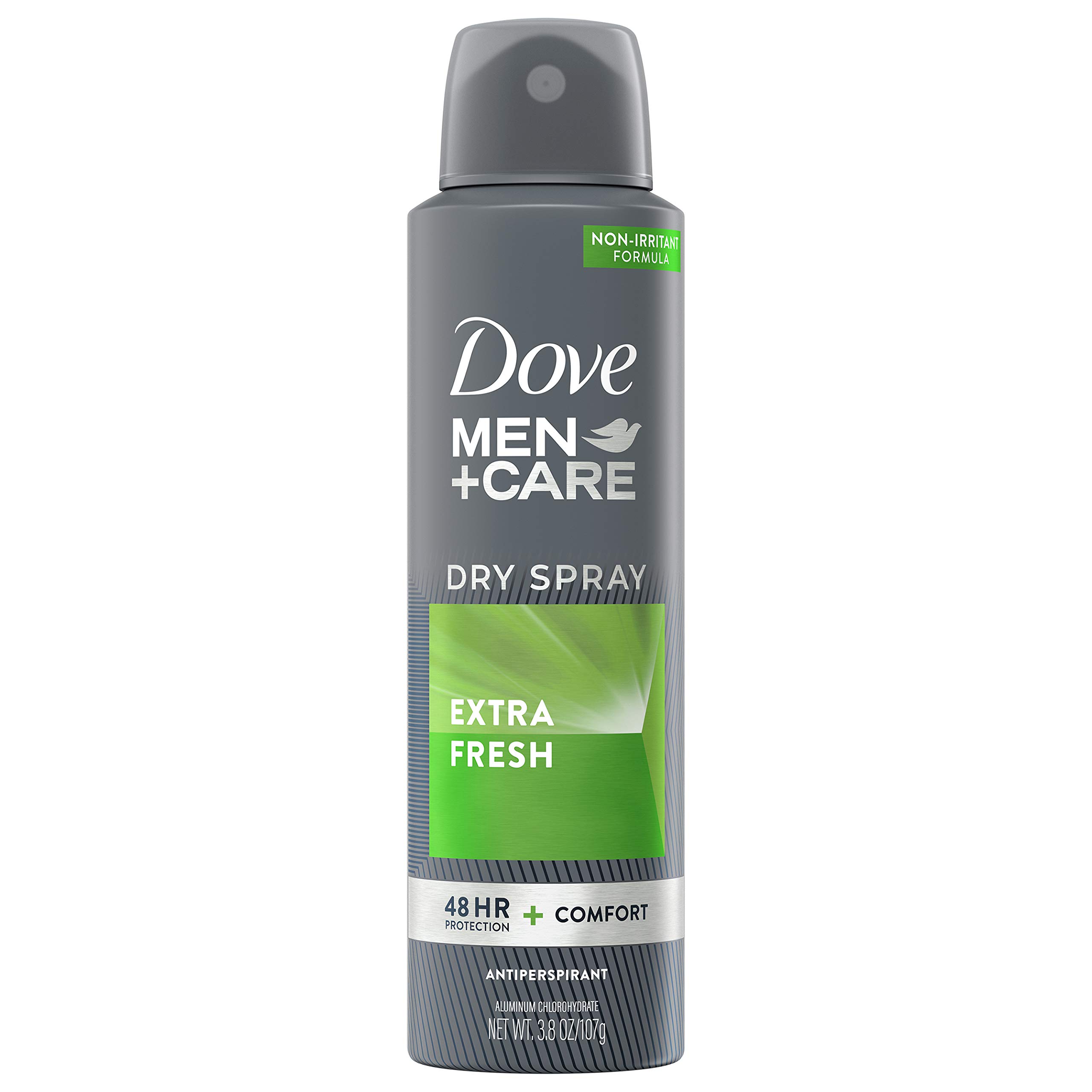 Dove Men+Care Antiperspirant Dry Spray Deodorant for Men Extra Fresh 48-Hour Sweat and Body Odor Protection 3.8 oz