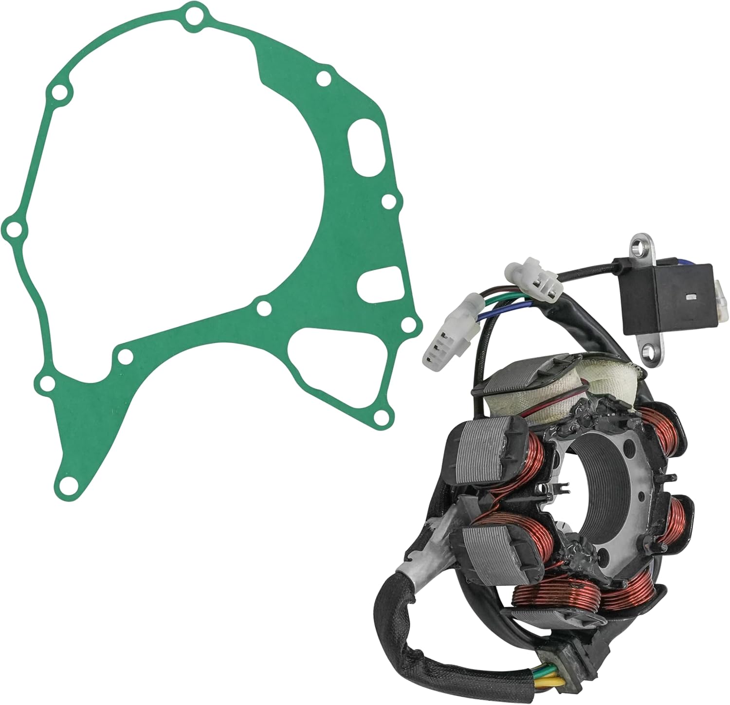 Caltric Stator And Gasket Compatible With Honda Trx200D Trx 200 D Trx200 Fourtrax 200 2X4 1990-1997