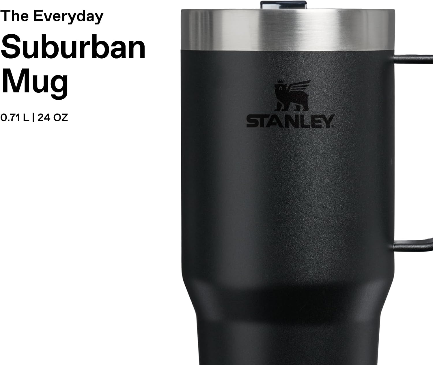 STANLEY 1913 Everyday Suburban Travel Mug 0.7L - Black image 3