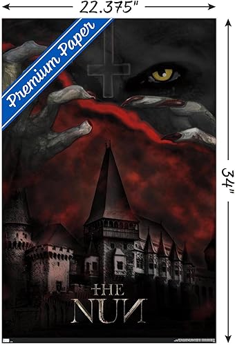 Miniatura 3 de Trends International Póster de pared Nun-Castle, 22.375 x 34 pulgadas, versión premium sin marco