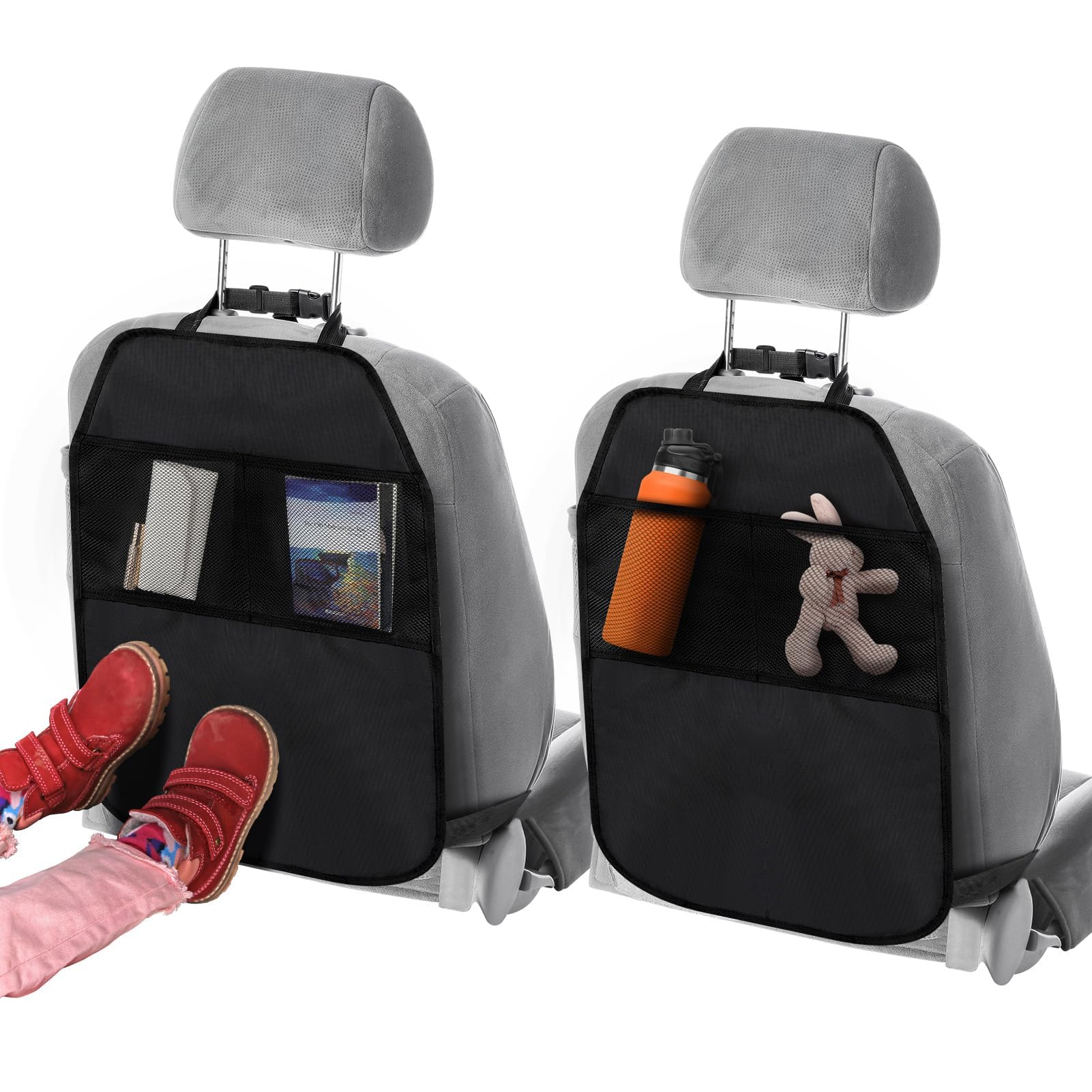 Yzkkky Normal 2 Pcs Car Seat Kick Mats For Subaru Forester Iii (Sj, Ab 2012), 600D Oxford Cloth Waterproof Anti-Dirty Fabric With Storage Bag Seat Protector For Kids