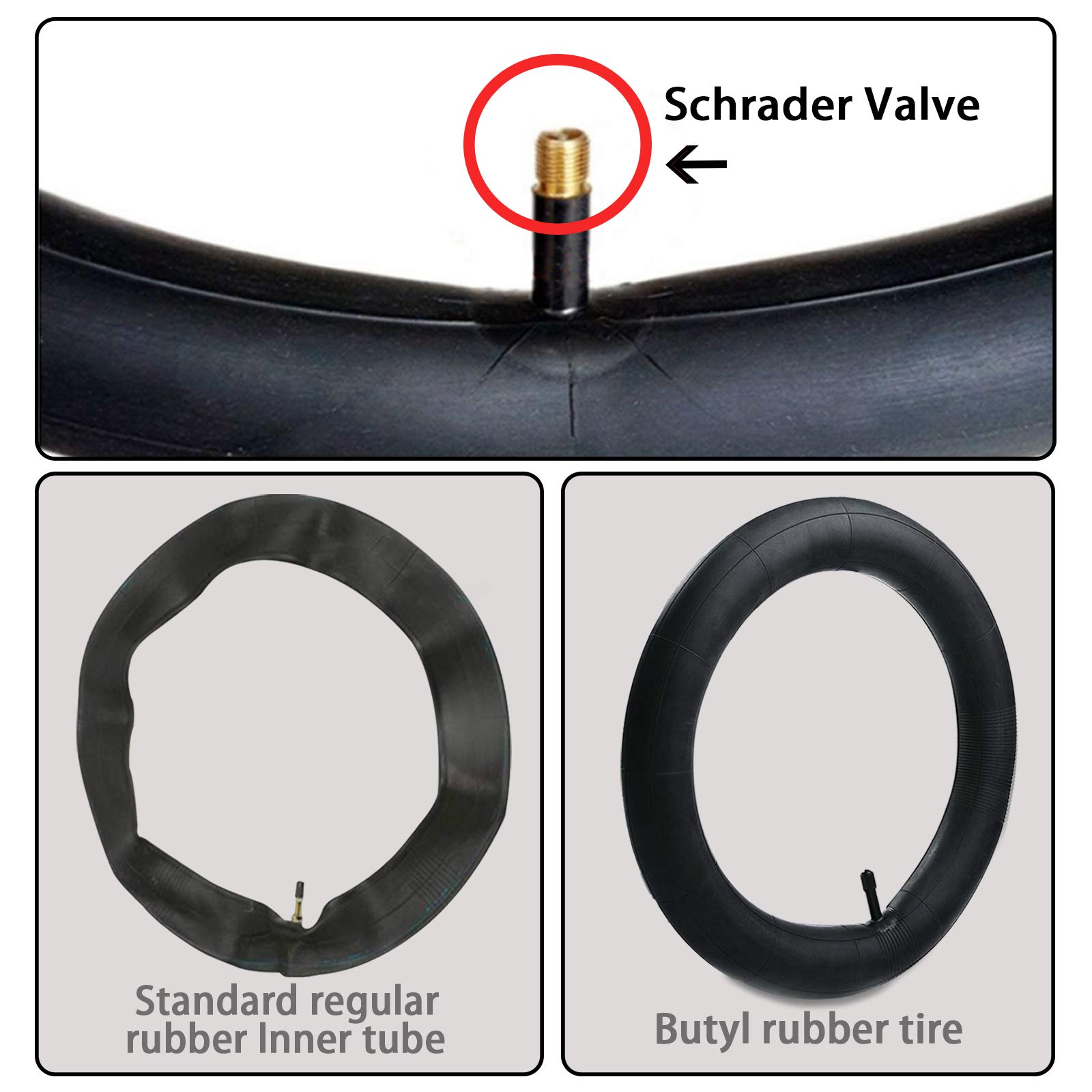RUBENA INNER TUBE (12.5x1.75/2.25) 45° BENT VALVE - View #3