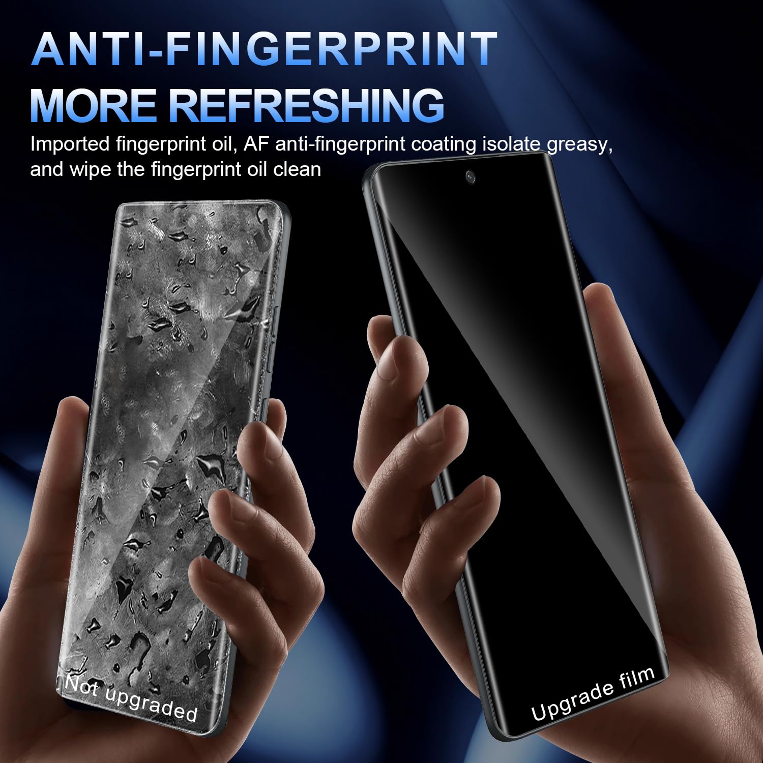 Holilo per Motorola Moto G85 5G Privacy Pellicola Protettiva, 2 Pezzi Anti Spy in Vetro Temperato, Pellicola Durezza 9H Protezione Schermo Sensibile Anti-Graffio