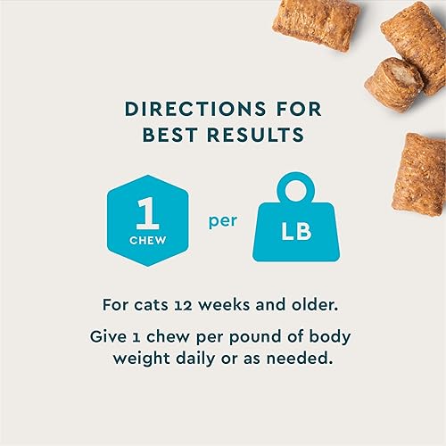 Miniatura 7 de VetIQ Suplemento de probióticos para gatos probióticos, prebióticos y posbióticos para gatos, apoyo para la salud digestiva e intestinal, alivio del