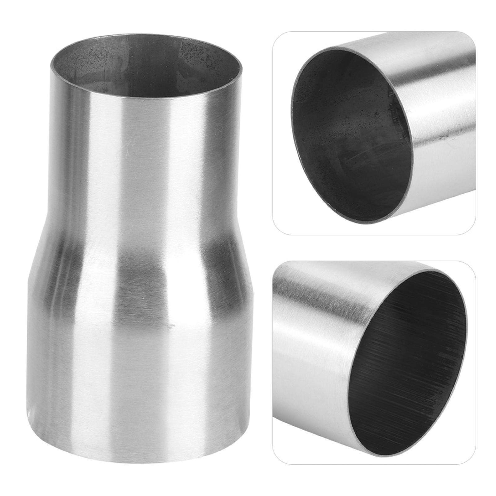 Adattatore per tubo di scarico, connettore per tubo di scarico in acciaio inossidabile Adattatore per tubo di scarico universale per parte modificata per auto(63-76MM)