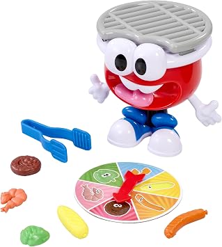 Goliath BBQ Party Game | Put Food On The BBQ Grill Before The Grill Pops | No Reading & No Batteries Required | 2-4 Players | Ages 4 and Up