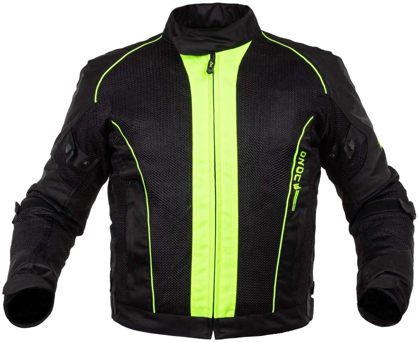 Giacca Moto Estiva A-Pro, Mesh Traforato, Protezioni CE Rimovibili, Fodera Impermeabile - Taglie XS-3XL, Colore Fluo - Foto 3
