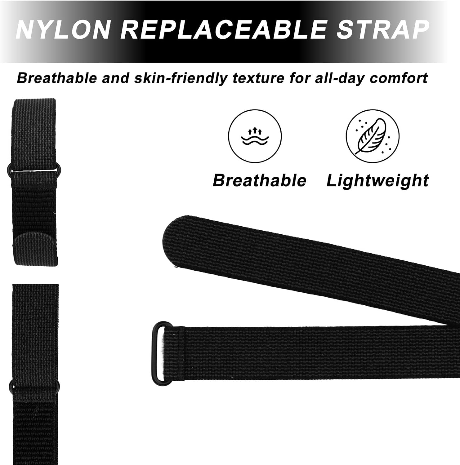 Pasek Zamienny do Hume Health Regulowany Pasek Sportowy na Biceps z Nylonu Oddychająca Opaska na Nadgarstek Kompatybilny z Hume Health Band