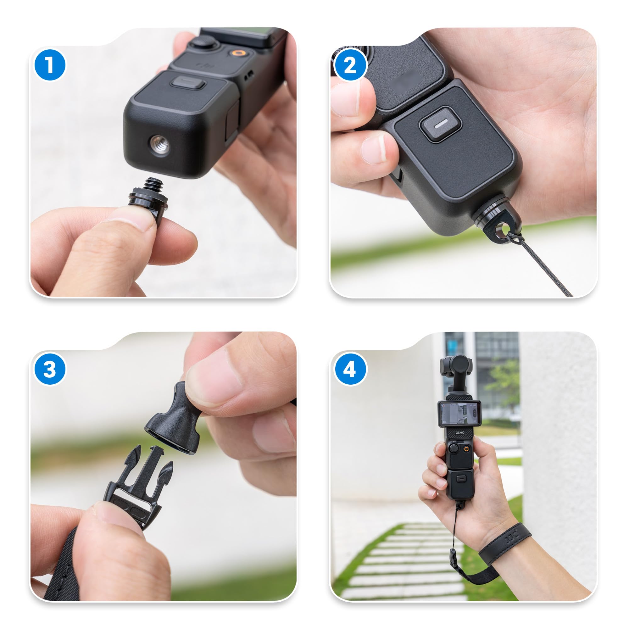 Supporto Ventosa Action Cam Fututech Supporto Ventosa Auto - Regolabile 360° Per Action Cam Dji Osmo