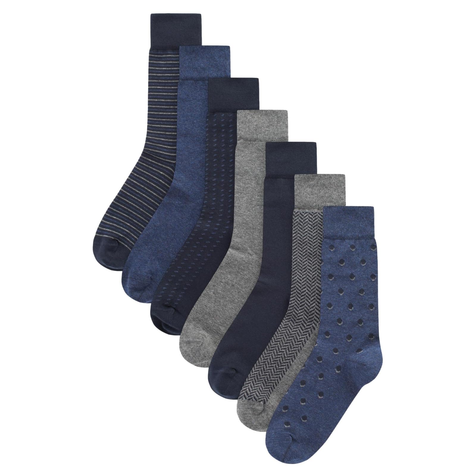 NEXT 5er-Pack Socken - Baumwoll-Socken Mit Schleifendesign Für Täglichen Tragekomfort