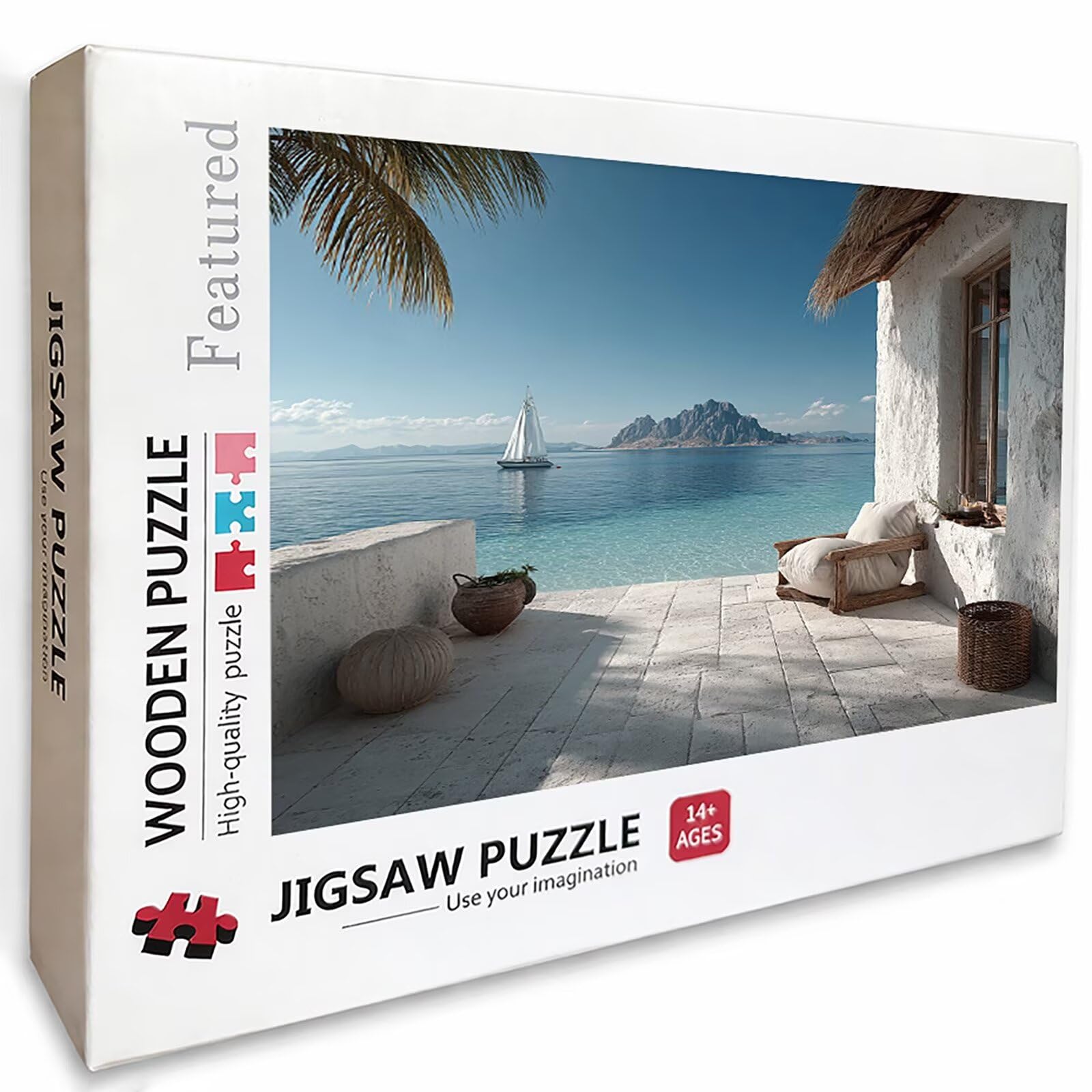 Puzzle 3000 elementów dla dorosłych, drewniane puzzle, 122 x 81 cm, części ściśle do siebie pasują, dla mężczyzn, kobiet, starszych seniorów, relaks i odstresowanie, prezenty, dekoracja ścienna