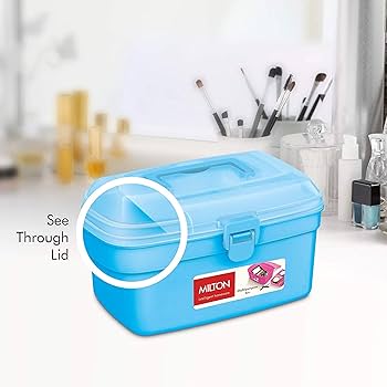MILTON Plastic Multi-Purpose Box, Blue : Amazon.in: Home & Kitchen