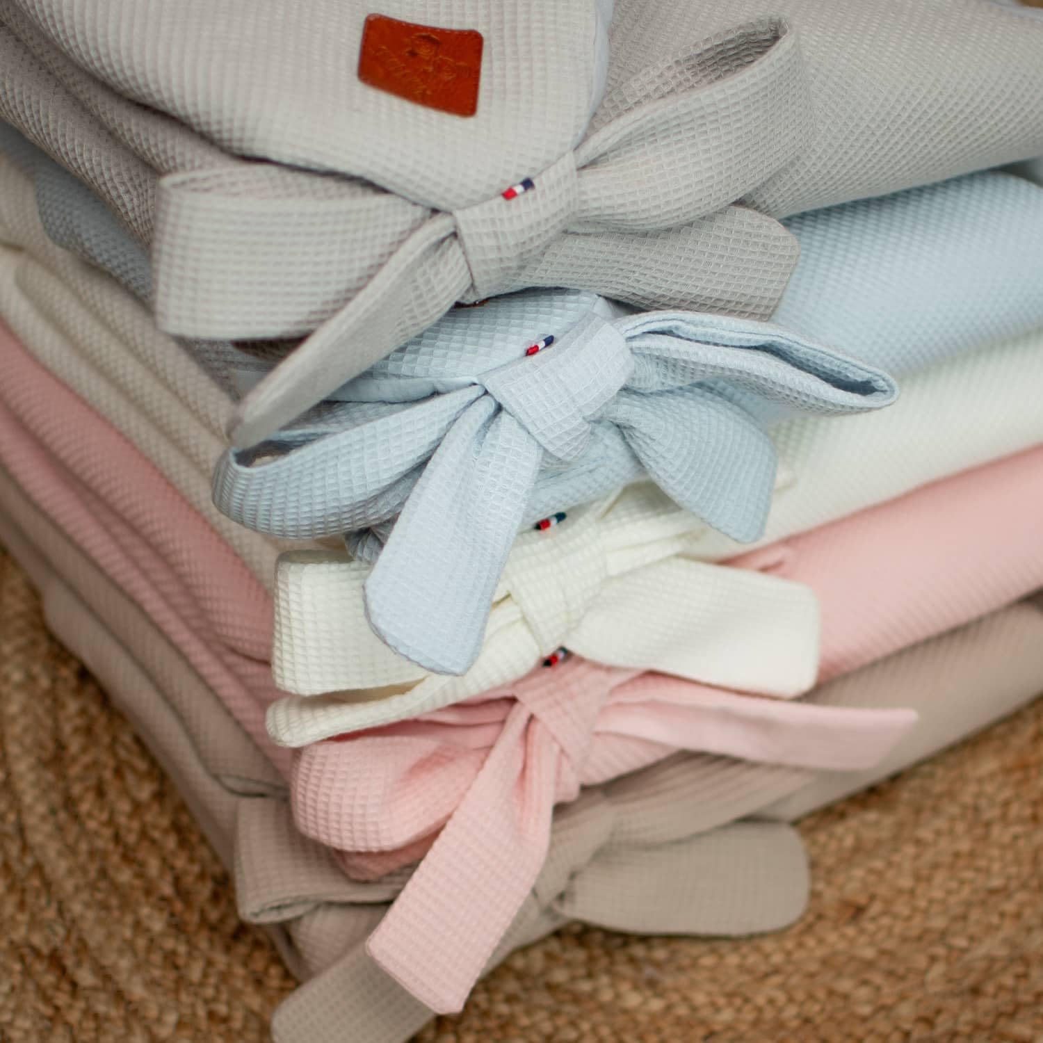 SEVIRA KIDS | Gigoteuse d'emmaillotage en Nid d'abeille - Dès la naissance - 4 mois Beige - Made in France