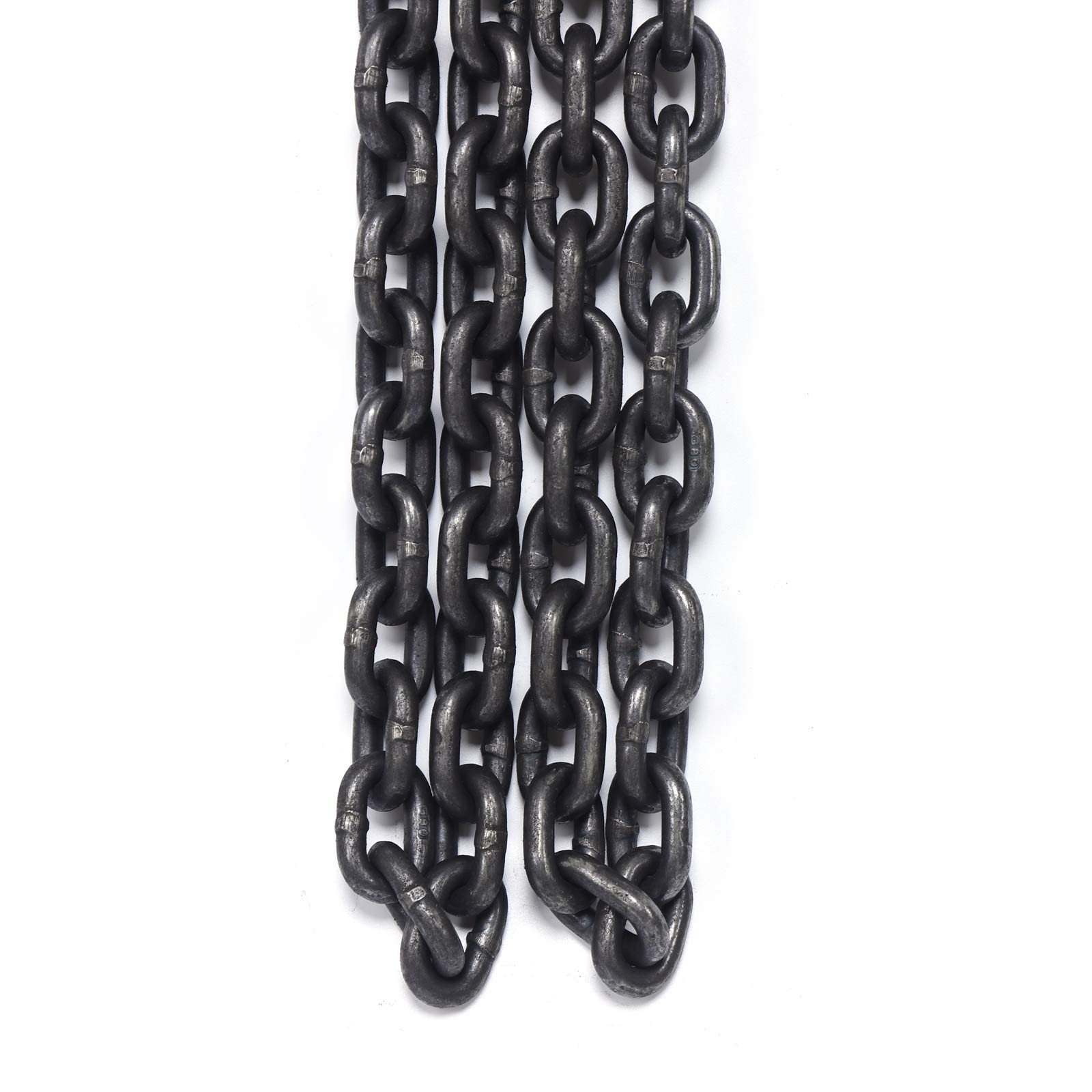 2T 2-Strang Kettengehänge Anschlagkette Gehänge Kette Krangehänge Kettenschlinge Krankette Hebewerkzeuge mit Gabelkopfhaken 2m*8mm