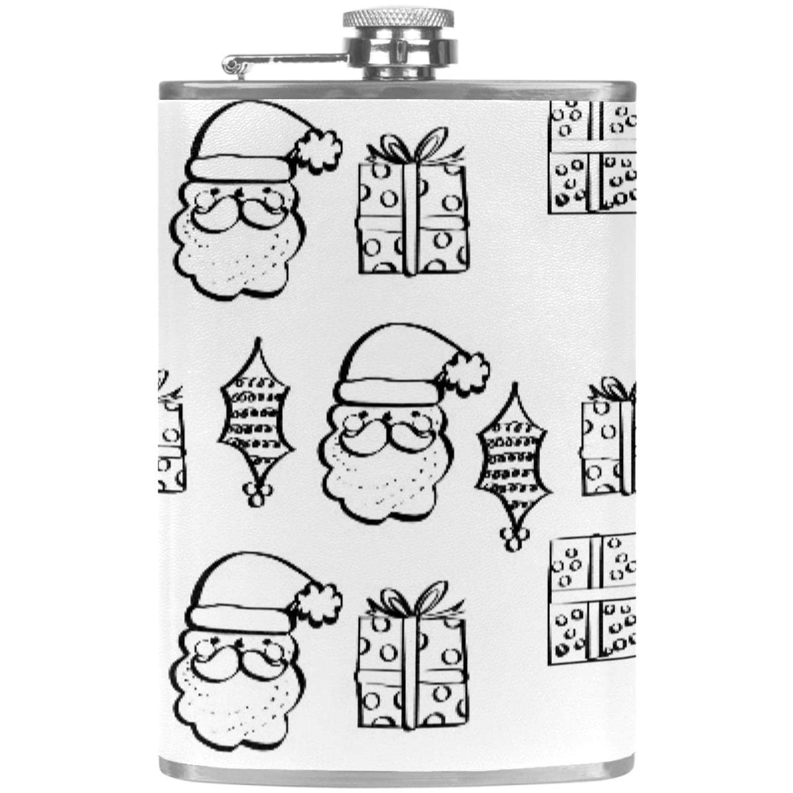 Flasque de Noël en acier inoxydable pour homme et femme étanche