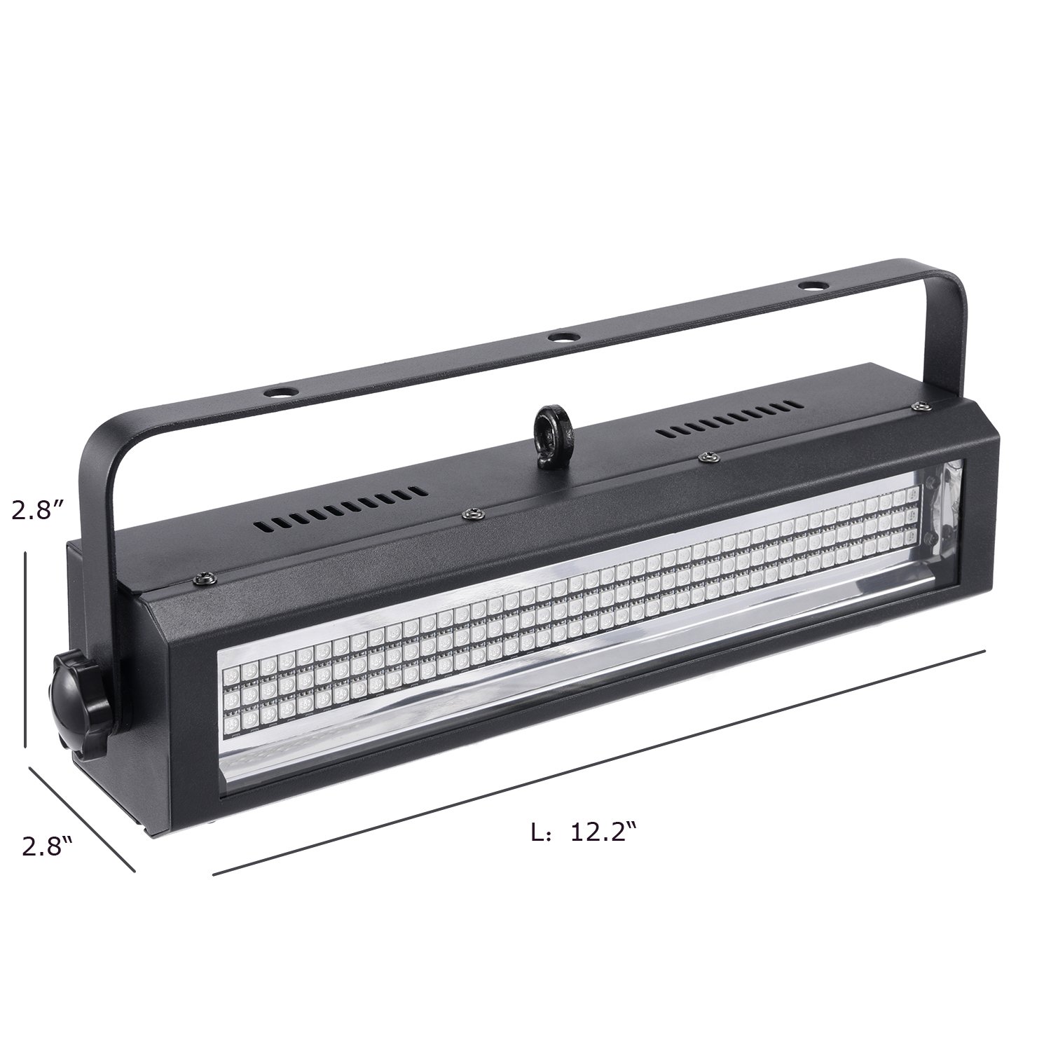 MFL. S100 Lumière stroboscopique 132 LED RVB Éclairage de scène et lumière de lavage DJ Disco Modes activés par le son Contrôle DMX Tout en un pour DJ, fête, scène, concert