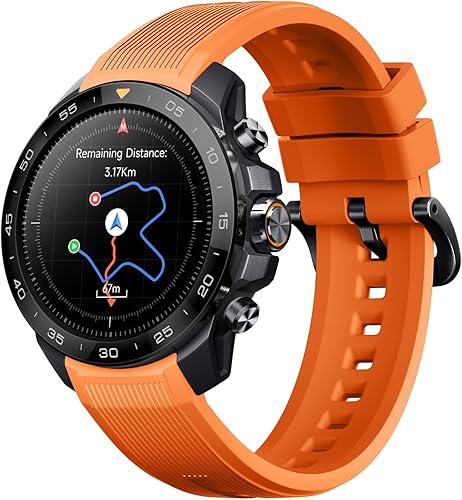 Mibro GS Explorer S Adventure - Reloj GPS con 10ATM, batería de 20 días, reloj deportivo de cerámica AMOLED de 1.32 pulgadas para senderismo,