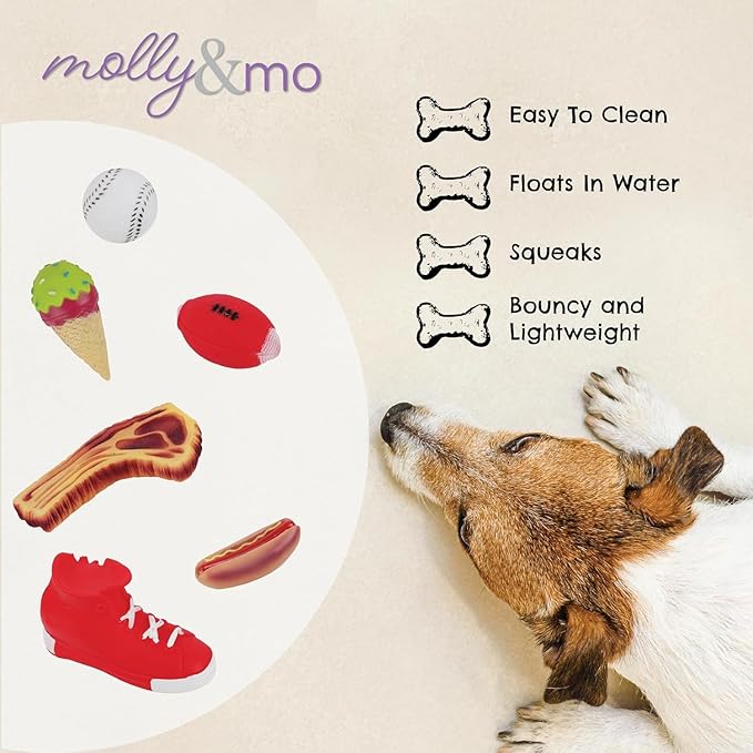 Molly & Mo Juguete Mordedor con Sonido para Perros miniatura 4