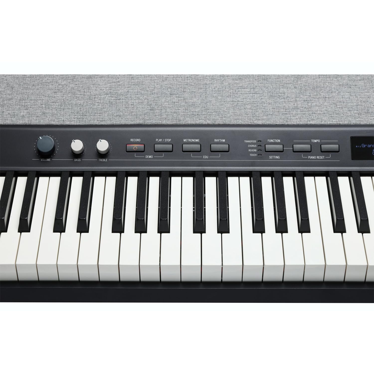 Kurzweil KAP1-LB Professionelles Stage Piano Keyboard Schwarz 88 Tasten mit keepdrum Keyboardständer