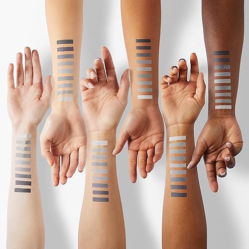 Miniatura 6 de Go Ho Paleta de sombras de ojos negras paleta de sombra de ojos de color negro de ojos blancos paleta de maquillaje de ojos mate y brillante