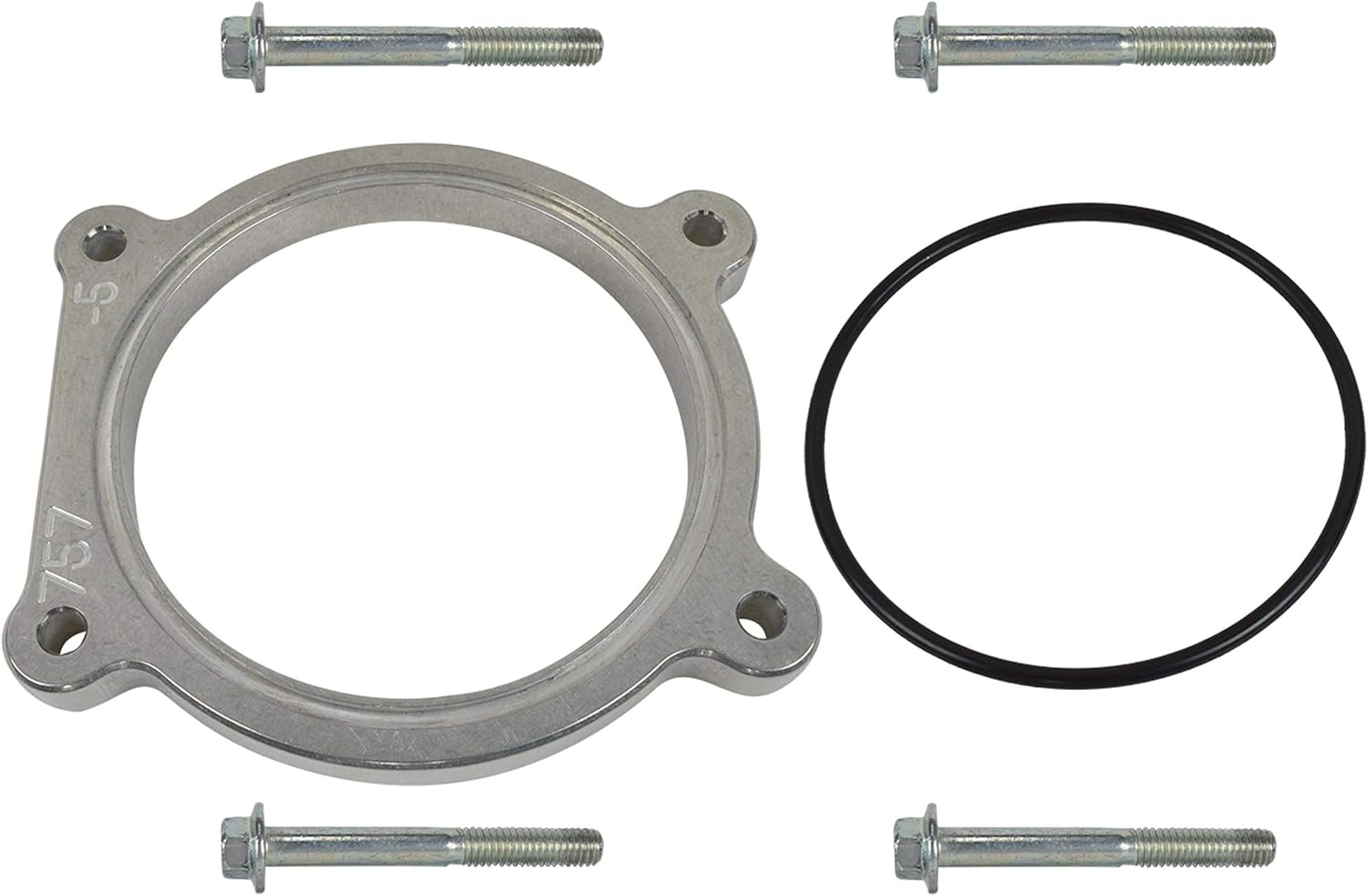ICT Billet LSA LS3 Throttle Body Spacer 1/2 inch Adapter LS Clearance 4 Bolt TB DBW 551757-5