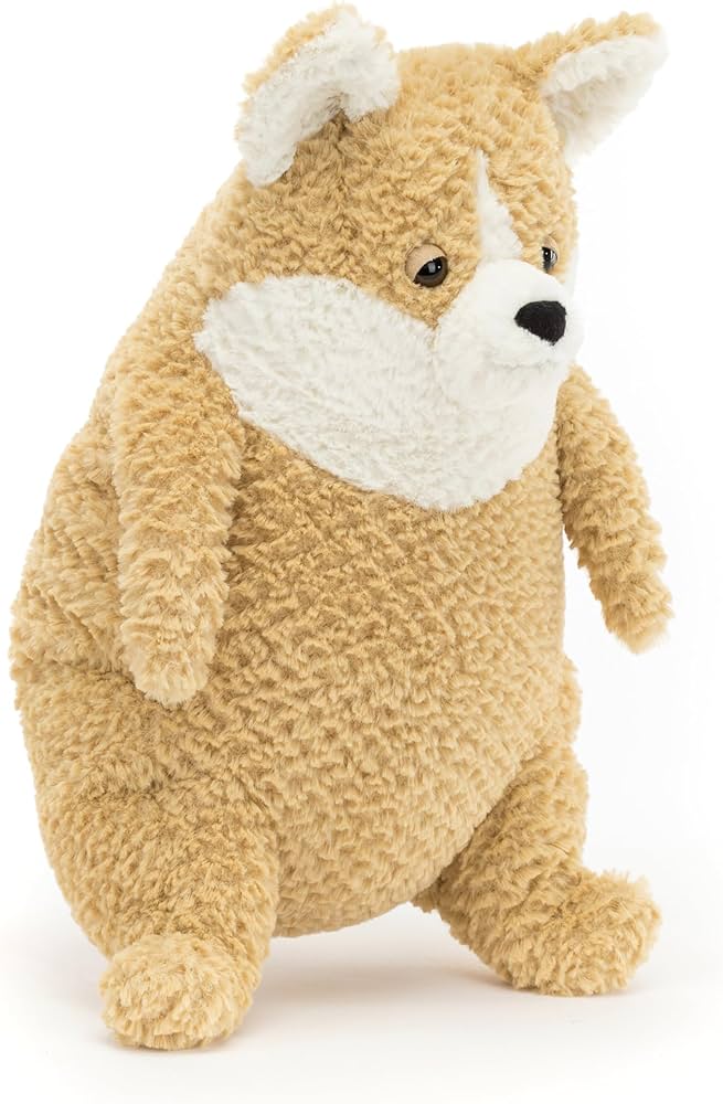 Amazon.co.jp: Jellycat Amore Corgi 犬 ぬいぐるみ : おもちゃ