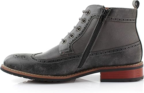 Miniatura 4 de Ferro Aldo Raymond MFA806031 para hombre Casual Brogue mediados de la parte superior cordones uniforme vestido botas