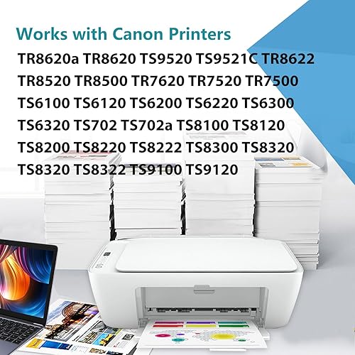 Miniatura 2 de Relcolor 15 Pack 280 281 XXL Ink Cartridges Replacement for Canon PGI 280XXL/281XXL Cartridges 280XL 281XL TR8620a TR8620 TR8520 TR8600 TR7520