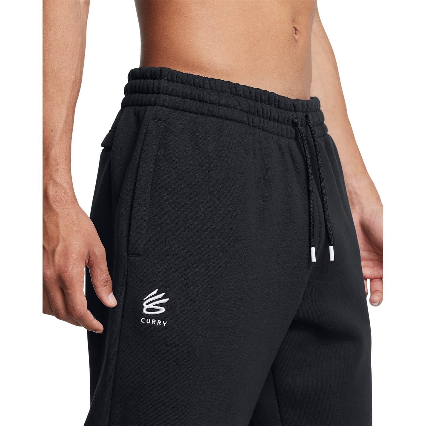 Under Armour Curry Splash Jogger Erkek Sweatpant Black / / White Clay SM
