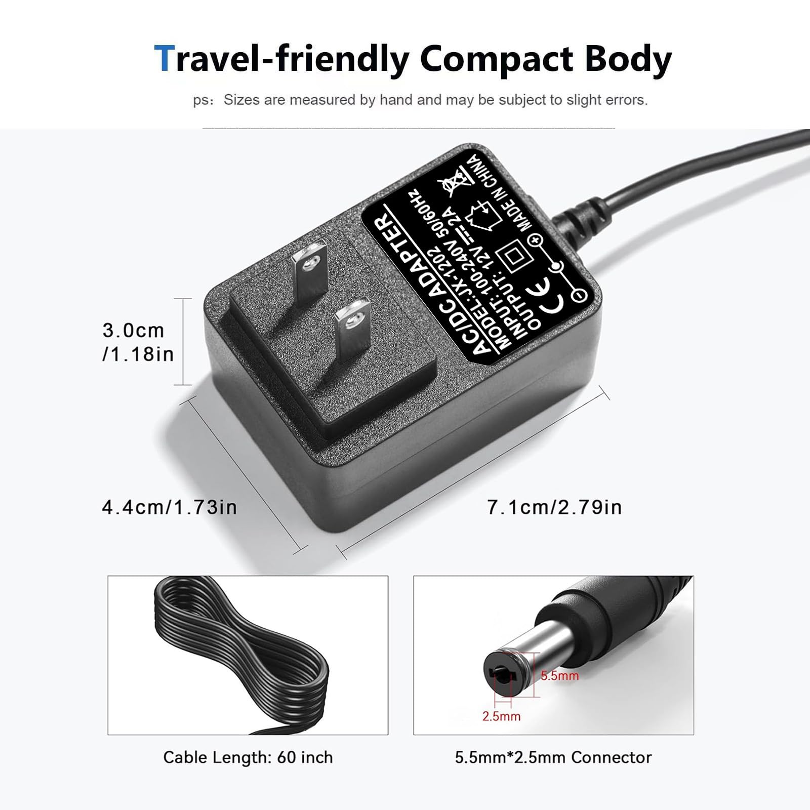 Amazon.com: 12V Adapter for Audio Technica Turntable Charger Power