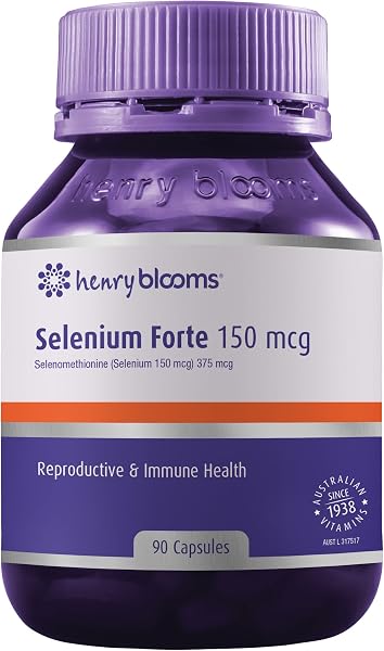 Henry Blooms Selenium Forte 150 mcg Supplement 90 Capsules