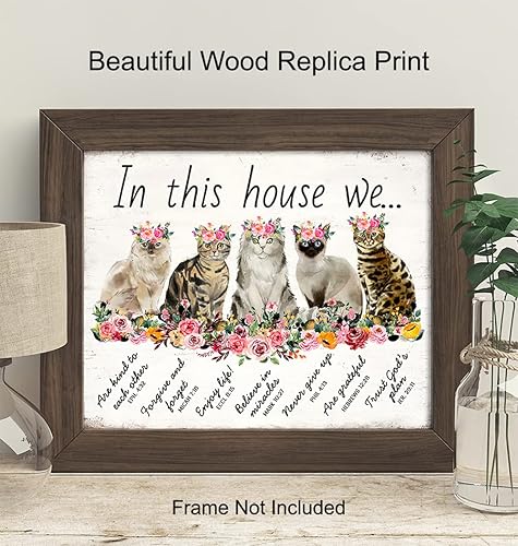 Miniatura 2 de Family Wall Art - Inspirational Quotes Scripture Bible Verse Wall Art- Catholic Christian Gifts for Women - Religious Home Decor - Spiritual Wall