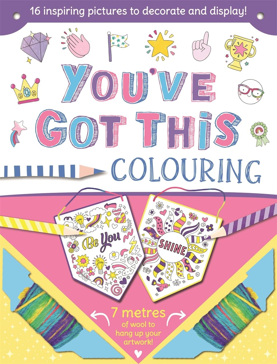 Igloo Books Ltd - Coloring Book - 16 Banners - Multicolor