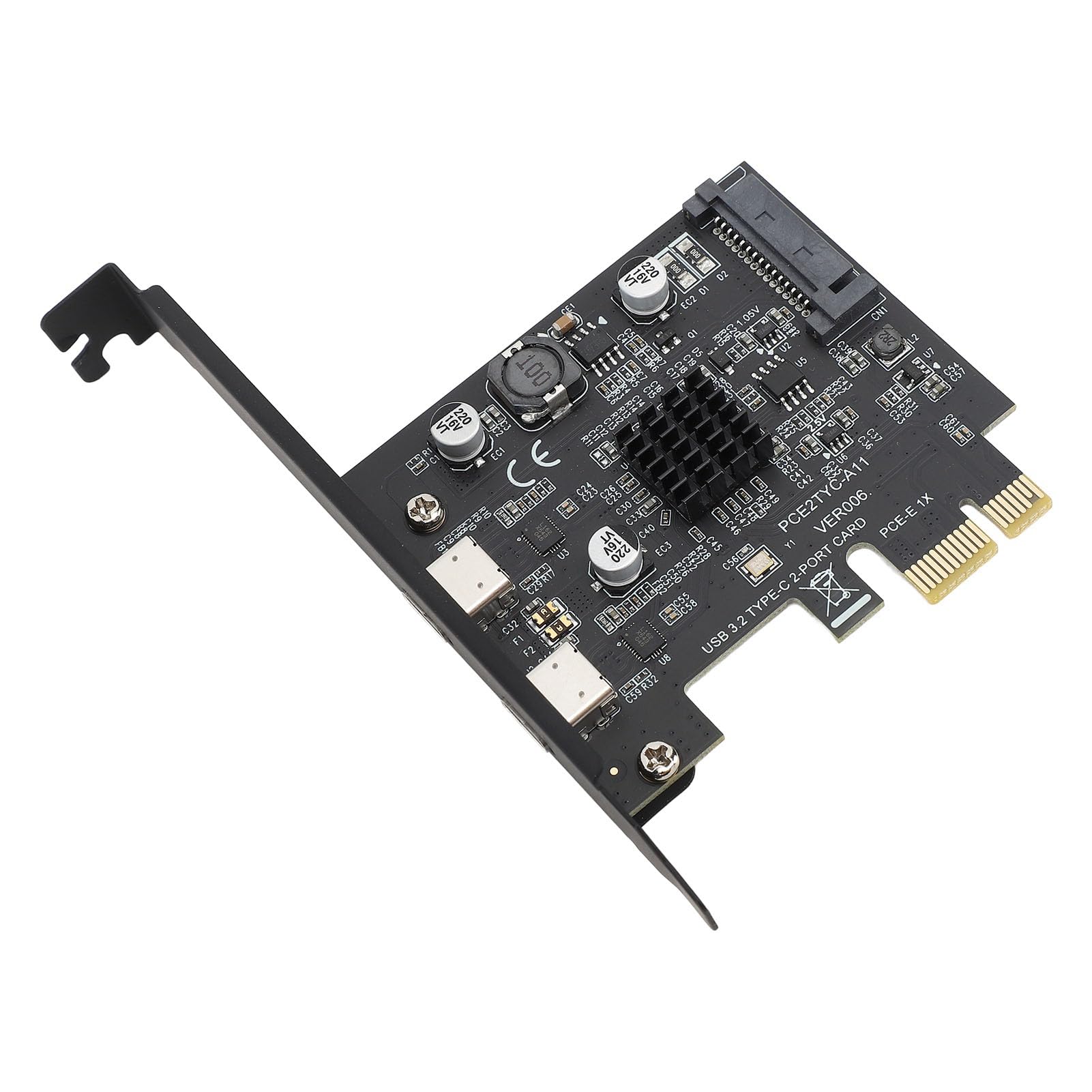 Asm3142 M.2 à 2 Ports Type-C Carte ContrôLeur HôTe USB 3.2 Gen2 10 Gbit