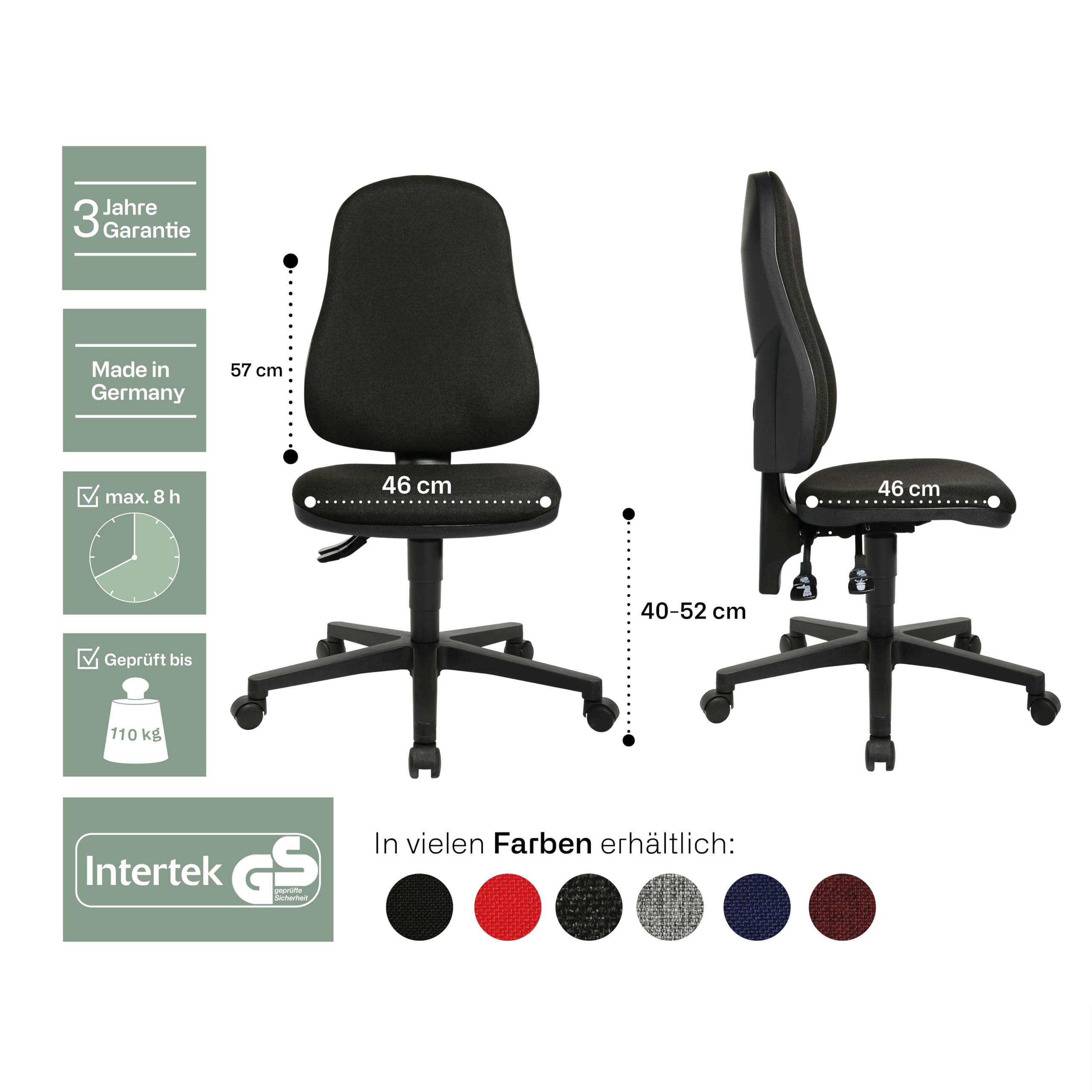 Topstar Point 60" Schwarz/ANTHR.