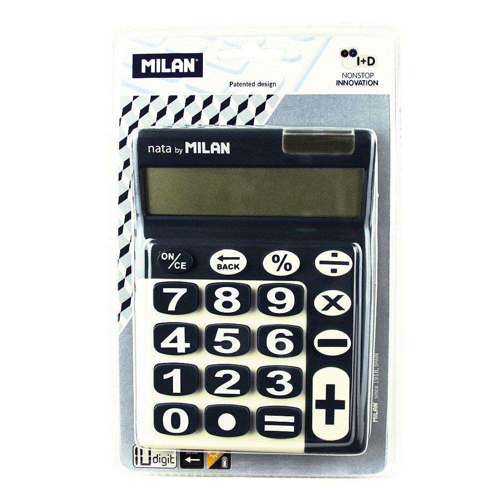 Milan 150610BBL Desktop Calculator 10 Digits Blue/White